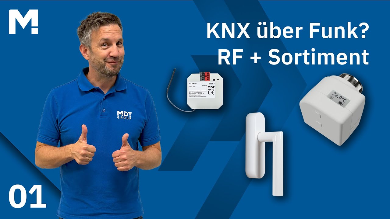 Video-Vorschau: KNX über Funk? | MDT RF + Sortiment 01