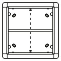 Ritto 1883520 Portier Rahmen Aufputz 4-fach quad silber