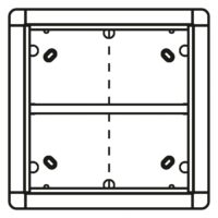 Ritto 1883570 Portier Rahmen Aufputz 4-fach quad weiss