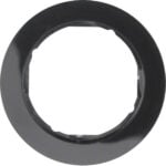 BERKER Rahmen 1-fach schwarz lackiert Kunststoff R.Classic MAN0306224
