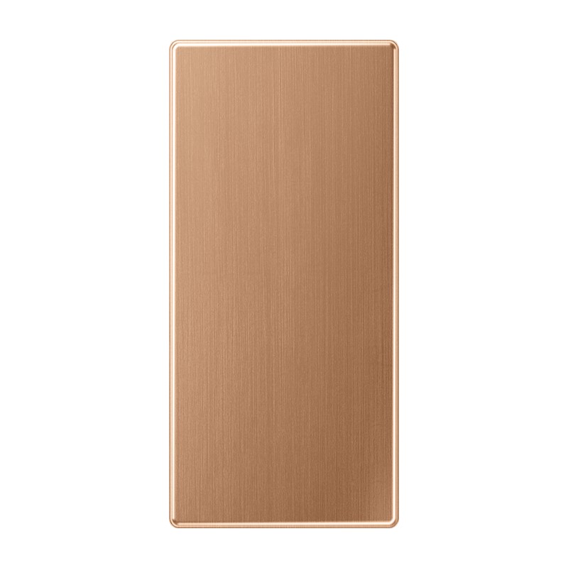 Jung Jung BRG 50 NA Abdeckung in Tastenfarbe F50 Metall PVD-beschichtet Serie LS