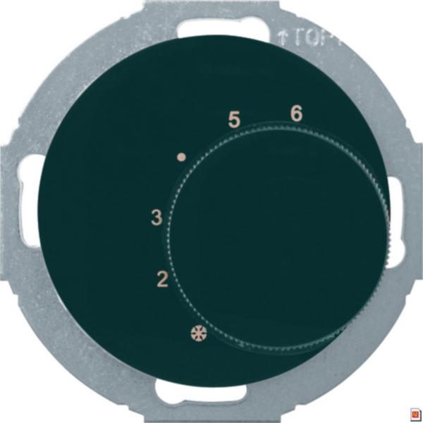 BERKER Raumtemperaturregler Unterputz gn matt R.Classic MAN0300924 Basis+Adapterpl