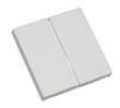 Eldat ELDAT RTS23-ACC-01-02P2 Wippe EIN/AUS 2x Format 55 weiß für Wandsender RTS23