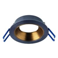 Rutec ALU11212 Einbauring MixMi, schwenkb.,ru, Aluminium schiefer/bronzegold