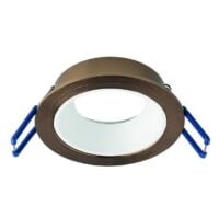 Rutec ALU13301 Einbauring MixMi, schwenkb.,ru, Aluminium grünbronze geb./weiß