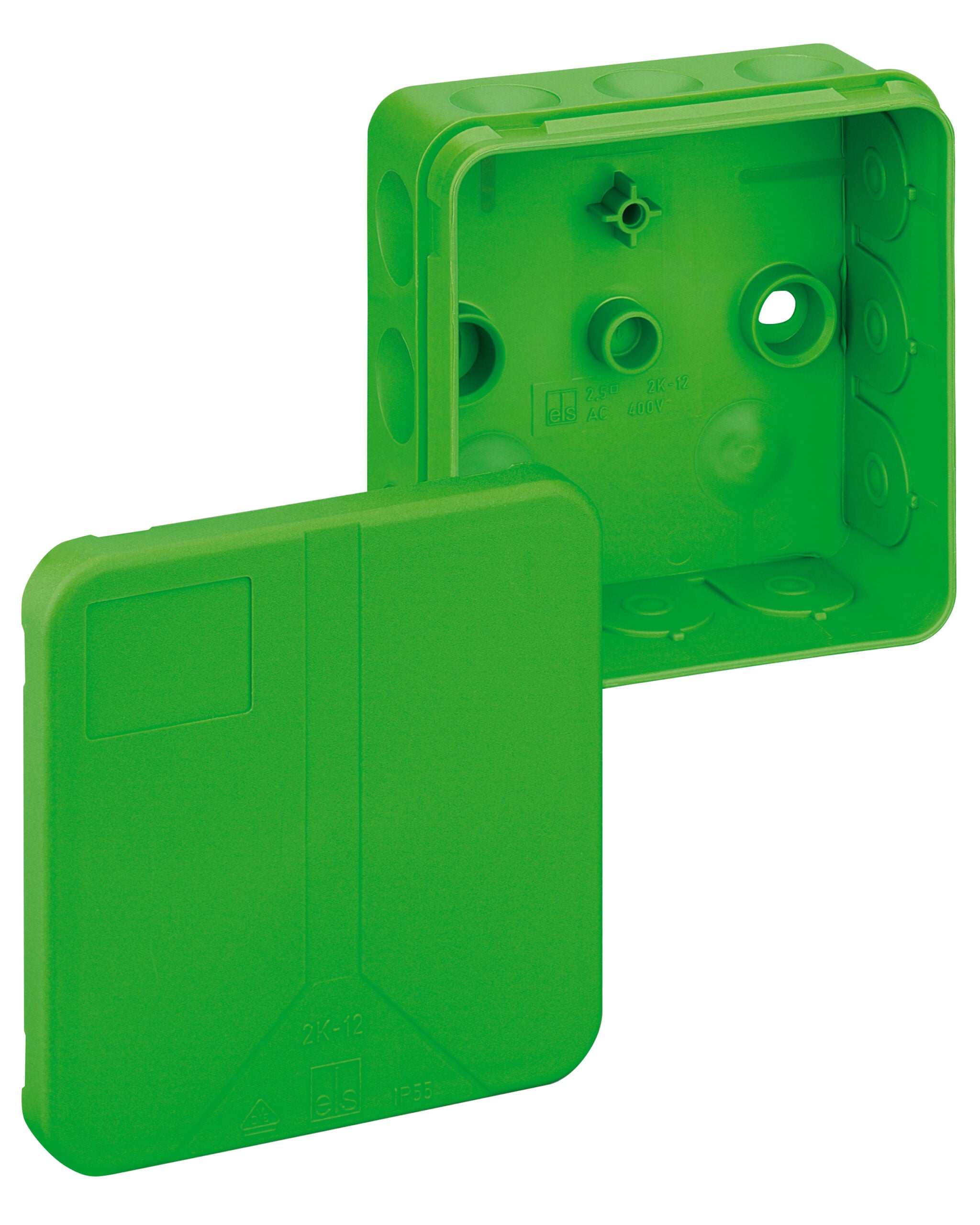 Spelsberg SPELSBERG Abzweigkasten Klemm IP55 Kunststoff 2K-12-L/gn 2,5qmm 37x85x85mm rechteck