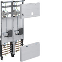 HAGER Komplettfeld 63A 2Z 3PBf mit Verdr ZK33W3NT 1050x500mm SS_5p 300mm