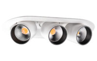 SG LEUCHTEN LED-Einbaustrahler 15W Konverter JUNISTAR 902713 dimmbar 3LEDs weiß 3000K weiß