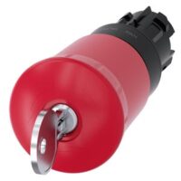 Siemens Dig Industr. Not-Halt-Pilzdrucktaster 22mm, rund, rot 3SU1000-1HR20-0AA0