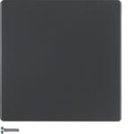 BERKER Bedienelement 1-fach schwarz mit Abdeckung matt MAN0202523 für Dimmeins für Schalteins