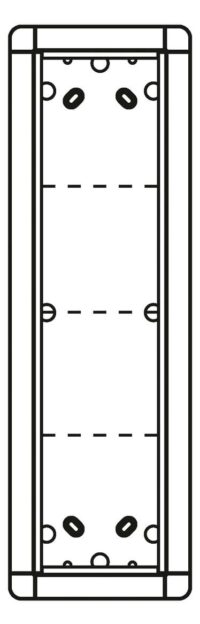 Ritto 1883499 Portier Rahmen Aufputz 4-fach RAL