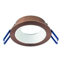 Rutec ALU14301 Einbauring MixMi, schwenkb.,ru, Aluminium rotbronze geb./weiß matt