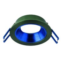 Rutec ALU16218 Einbauring MixMi, schwenkb.,ru, Aluminium dunkelgrün/dunkelblau