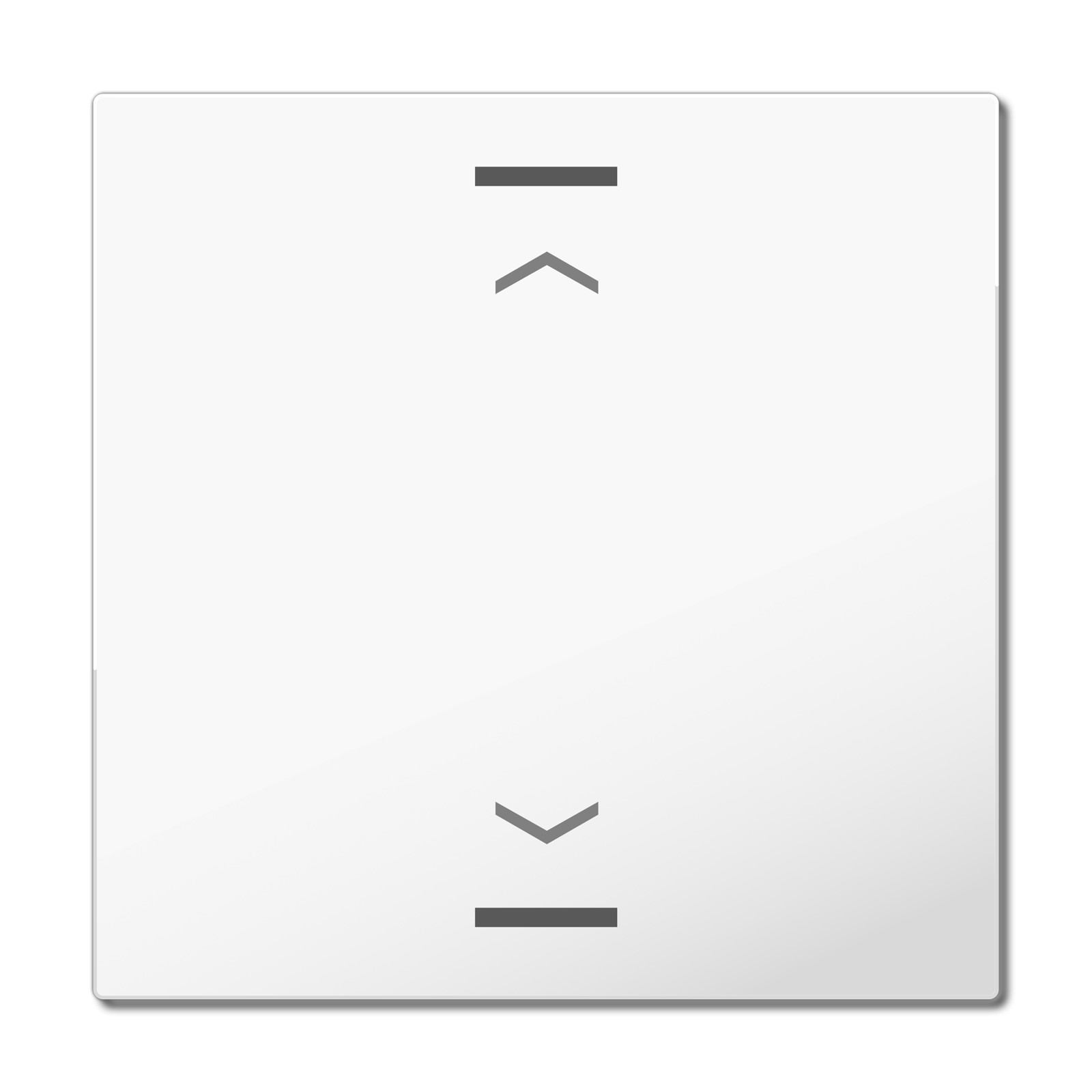 MDT Tastwippe KNX studioweiß glänzend Kunststoff TAL-63W1A04.02