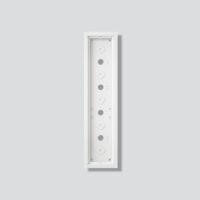 SIEDLE Gehäuse Aluminium innen/außen weiß GA 612-5/1-01 W
