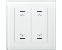 MDT Tastsensor KNX Unterputz weiß glänzend 2-fach GTL-20AW.02S