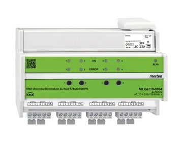 Mert MEG 6710-0004 KNX Uni-Dimmaktor LL REG-K/4x230/250W lgr