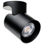 SG LEUCHTEN LED-Einbaustrahler 6,5W Konverter ANETO 320982 dimmbar 1LED schwarz 2700K weiß 530lm