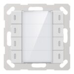 Multifunktions-Tastsensor ADVANCE+, 4-fach Weiss glänzend inklusive 284105