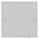 GIRA Tastsensor KNX Unterputz anthrazit 1-fach 2pkt LED 1041028 inklusiveAnkoppl mit Thermostat