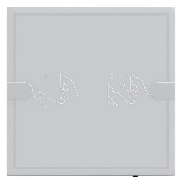 GIRA Tastsensor KNX Unterputz anthrazit 1-fach 2pkt LED 1041028 inklusiveAnkoppl mit Thermostat