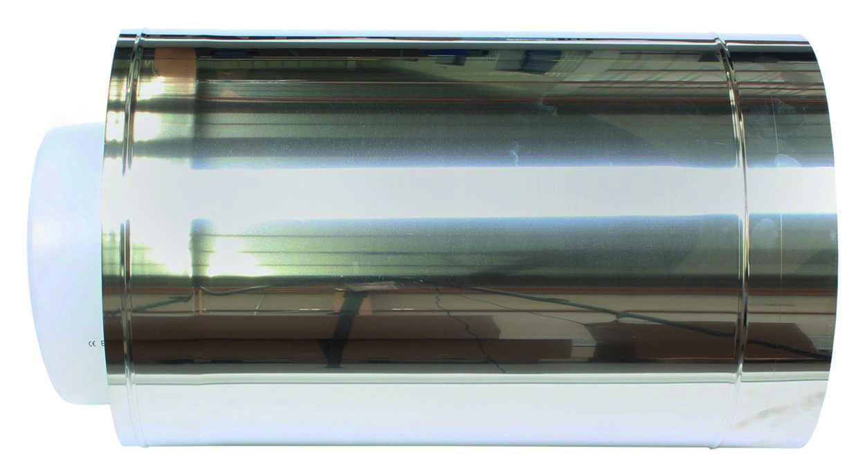 Verlängerung 0,5 m 250/350 mm für Fassadenverlegung konz. PP/Edelst.