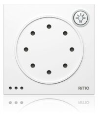 Ritto 1876070 Portier Türsprechmodul weiss mit Lichttaste