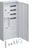 HAGER Komplettschrank Aufputz 1Z eHZ 2Feld ZB32ET215W1T IP44 SS_5p 1100x550x205mm