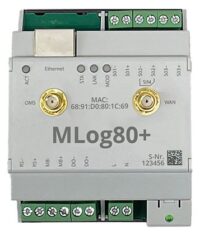 NZR Datenschnittstelle REG 4TE M-Bus LED M-BUS Datenlogger MLog80+ 4Cloud