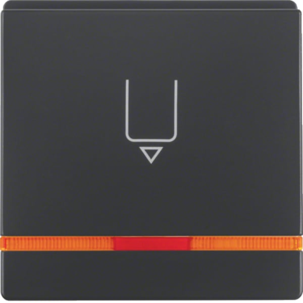 BERKER Hotelcard Schalter schwarz samt MAN0207023 Hotelcard