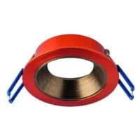 Rutec ALU15213 Einbauring MixMi, schwenkb.,ru, Aluminium zinnober/grünbronze