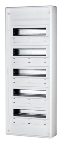 F-TRONIC Kleinverteiler Aufputz 5x14TE Kunststoff VISION60+10 IP30 305x795x99mm