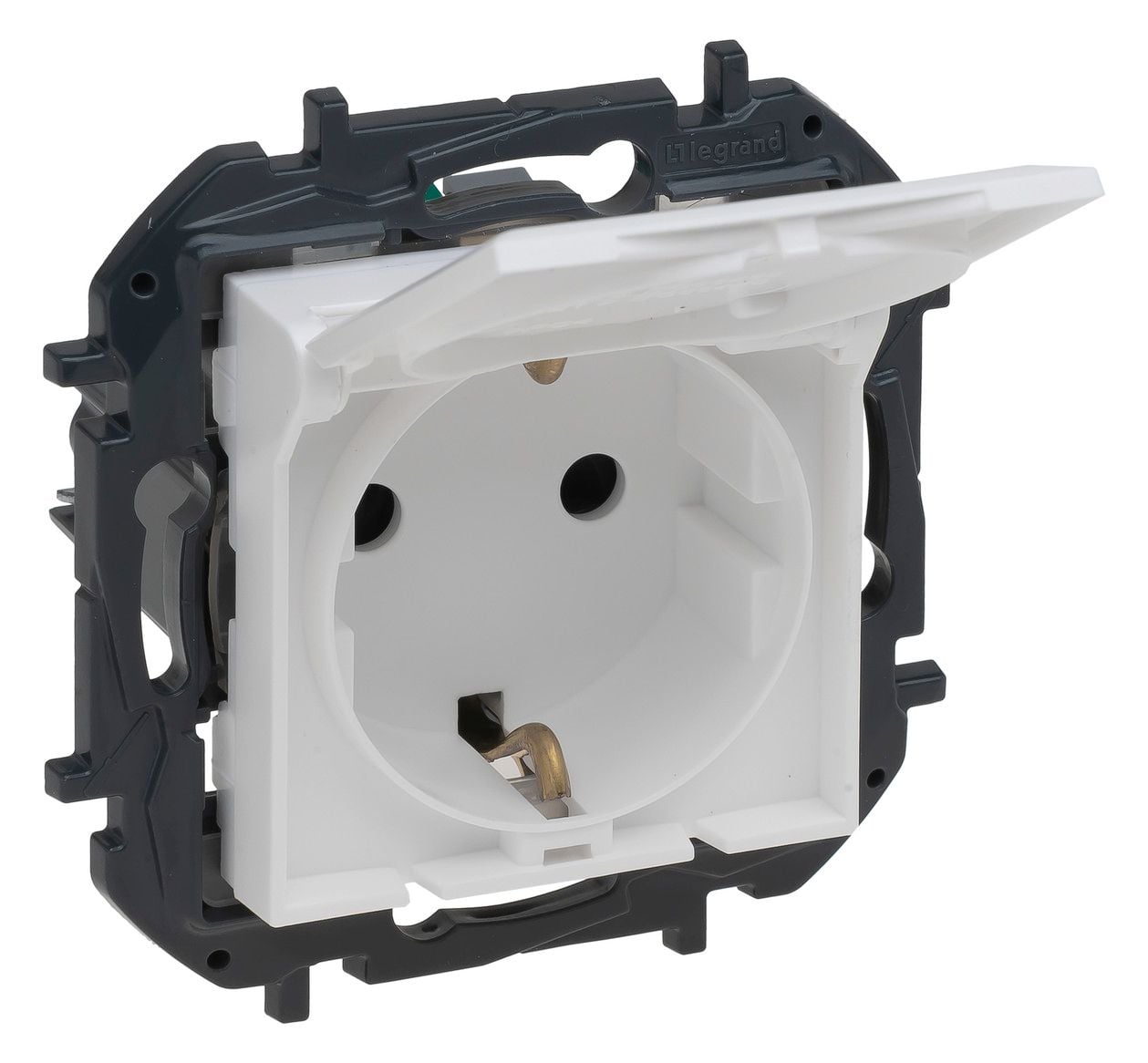 Legrand Legrand 864163B Niloe Step V4 Steckdose erhöhter Berührungsschutz Klappdeckel