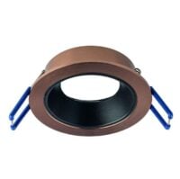 Rutec ALU14302 Einbauring MixMi, schwenkb.,ru, Aluminium rotbronze geb./schwarz matt