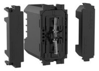 Bticino K4418M2 LivingNow 2-moduliger Universal-Tastdimmer mit Neutralleiter,
