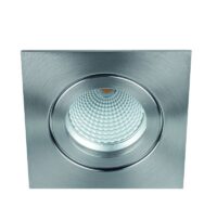 Rutec R5566-V4A Einbaustrahler GU5,3 Edelstahl v4A eckig DA68mm ohne Sprengring