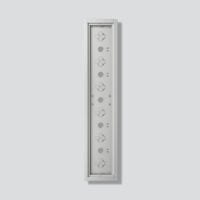 SIEDLE Gehäuse Aluminium innen/außen si GA 612-6/1-01 SM