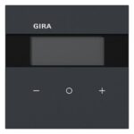 GIRA Raumtemperaturregler Unterputz KNX anthrazit 200573 Basis+zentr Abdeckpl