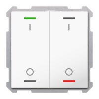 MDT Tastsensor KNX Unterputz studioweiß glänzend 2-fach 4pkt TAL-6302B04.02S