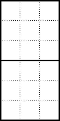 SIEDLE Kombirahmen Aluminium innen/außen weiß KR 611-6/3-0 W