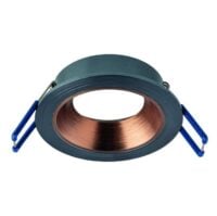 Rutec ALU10214 Einbauring MixMi, schwenkb. ,rund, Aluminium basalt/rotbronze