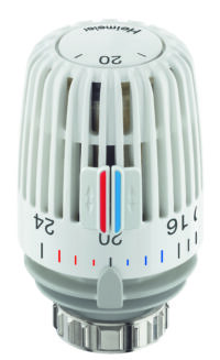 Thermostat-Kopf K weiß, Standard, Skala mit Temperaturwerten