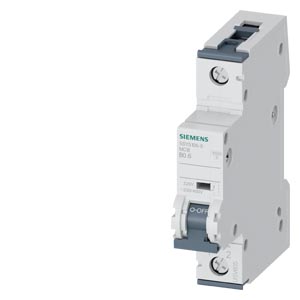 Siemens Siemens Dig Industr. Leitungsschutzschalter 1p, B,06A,10kA, T=70mm 5SY5106-6
