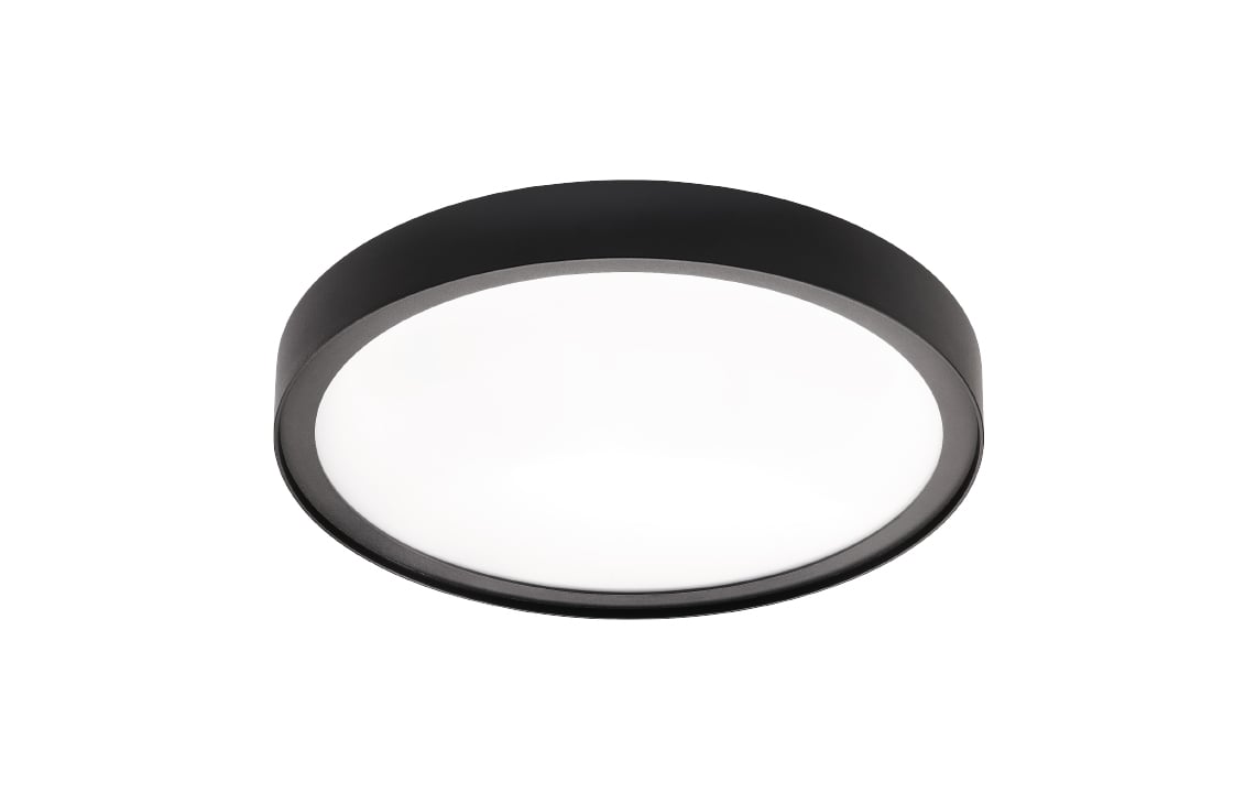 SG LEUCHTEN LED-Anbauleuchte 21W 4000K DISC 606221 2600lm schwarz Konverter