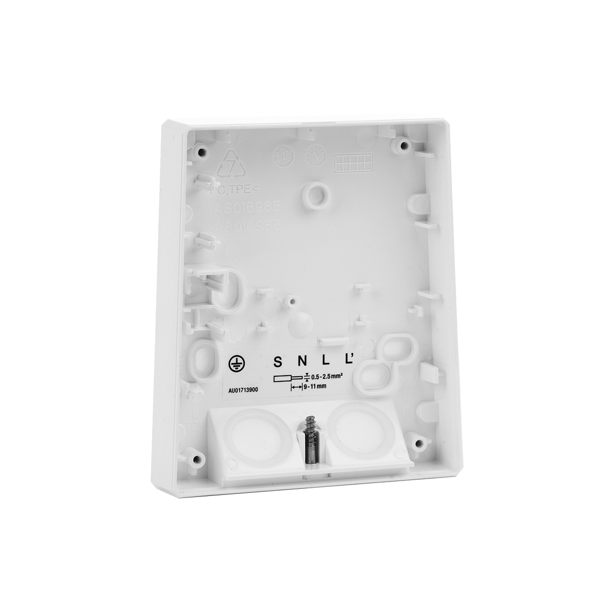 ESYLUX Montagesockel weiß Zubehör DEFENSOR WALL PLATE WITH TPE WH
