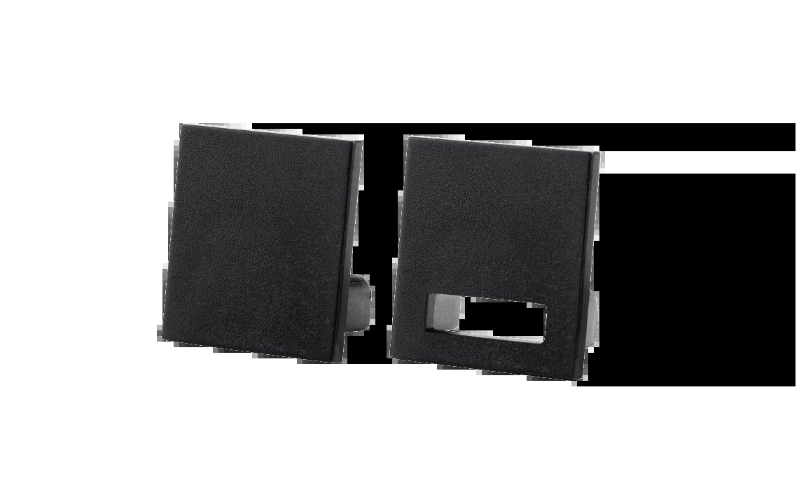 SG LEUCHTEN Endkappe schwarz Kunststoff L22mm B20mm STRIPLINE 391468 H12mm