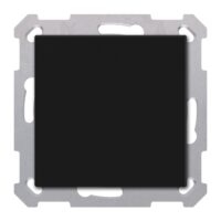 MDT Tastsensor KNX Unterputz schwarz matt 1-fach 2pkt TAL-55B1006.02S