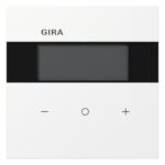 GIRA Raumtemperaturregler Unterputz KNX reinweiß glänzend 200570 Basis+zentr Abdeckpl