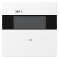 GIRA Raumtemperaturregler Unterputz KNX reinweiß glänzend 200570 Basis+zentr Abdeckpl