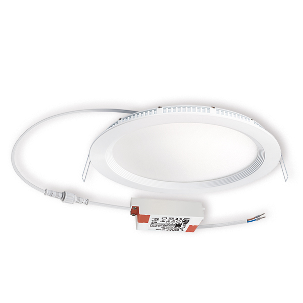Esylux ESYLUX LED-Einbaustrahler 18W Konverter 1LED ELSA-2 DL 225 OP 110° 1800 840 WH weiß